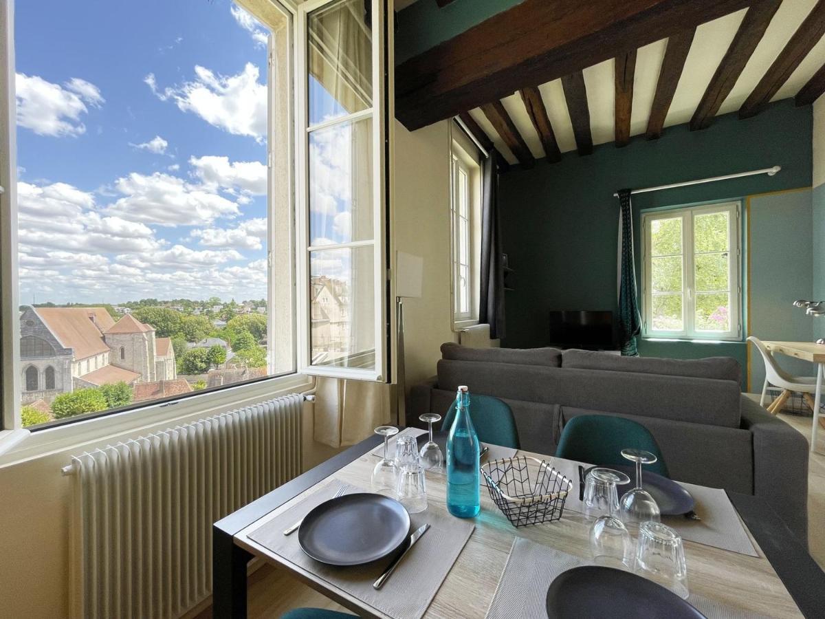 L'Horizon - Entree Independante - Parking Apartment Chartres Luaran gambar