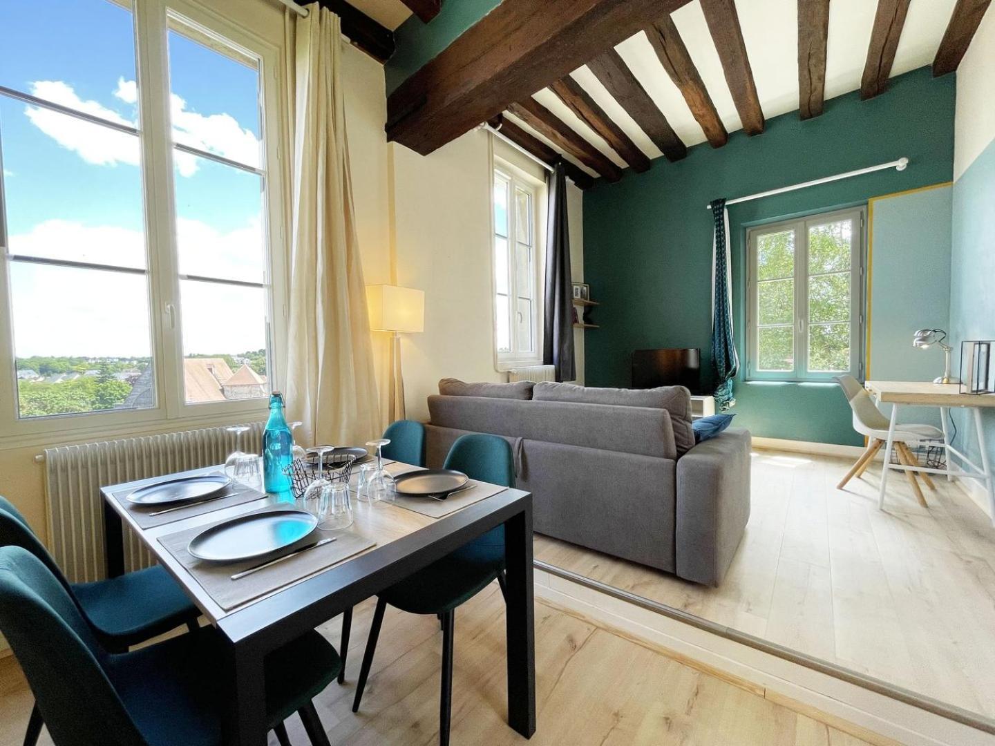 L'Horizon - Entree Independante - Parking Apartment Chartres Luaran gambar